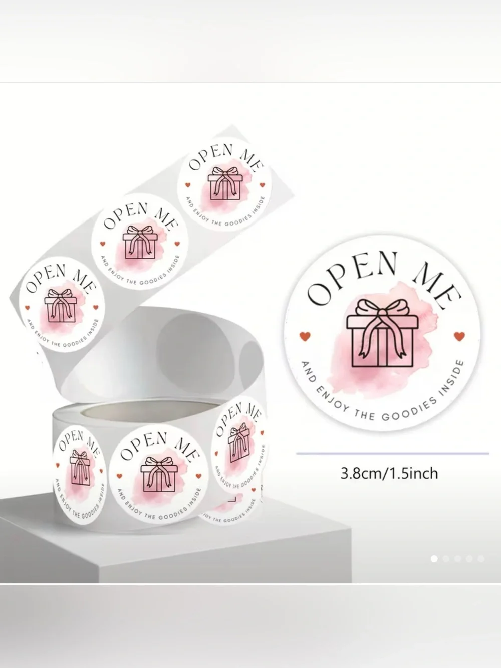Open Me and enjoy stickers 200